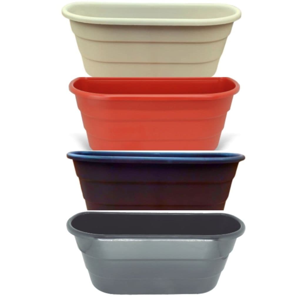 Kit com 3 - Vaso Arandela Duplo Alegra Utiliplás – 39cm | Plástico PP de Alta Qualidade
