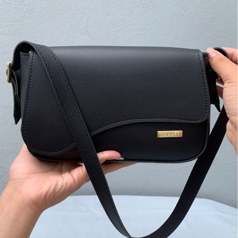 Bolsa Feminina Baguete de Ombro e Mão Elegante Alça Regulável