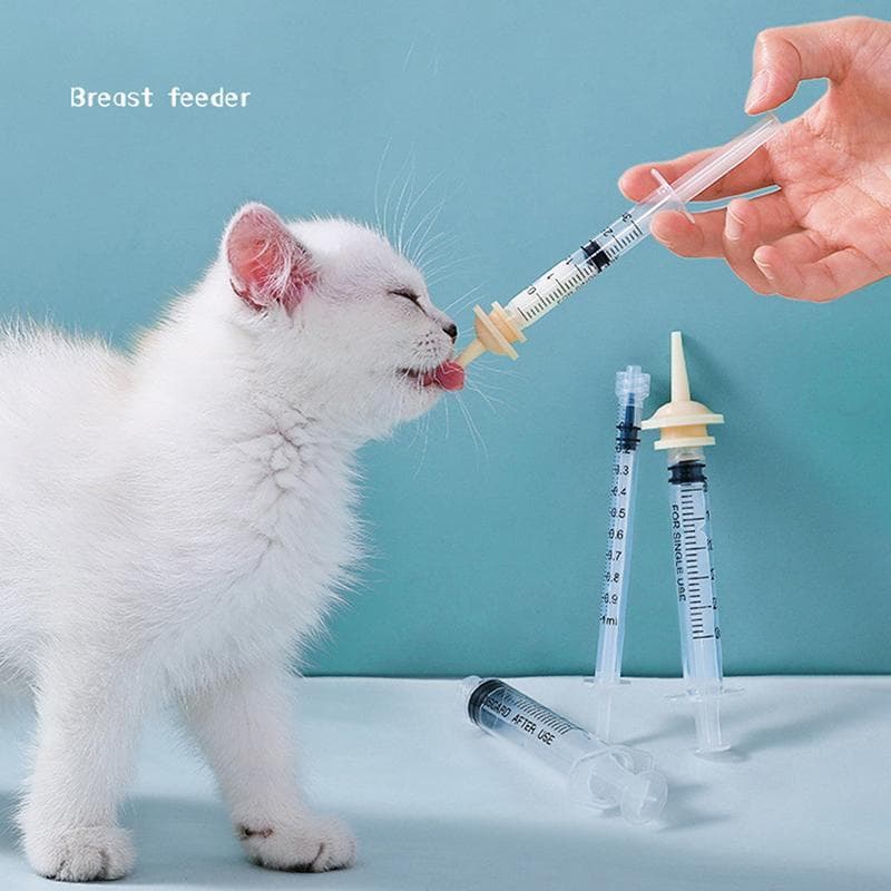 BICO DE MAMADEIRA PET + SERINGA 10 ML (IDEAL PRA FILHOTINHOS)