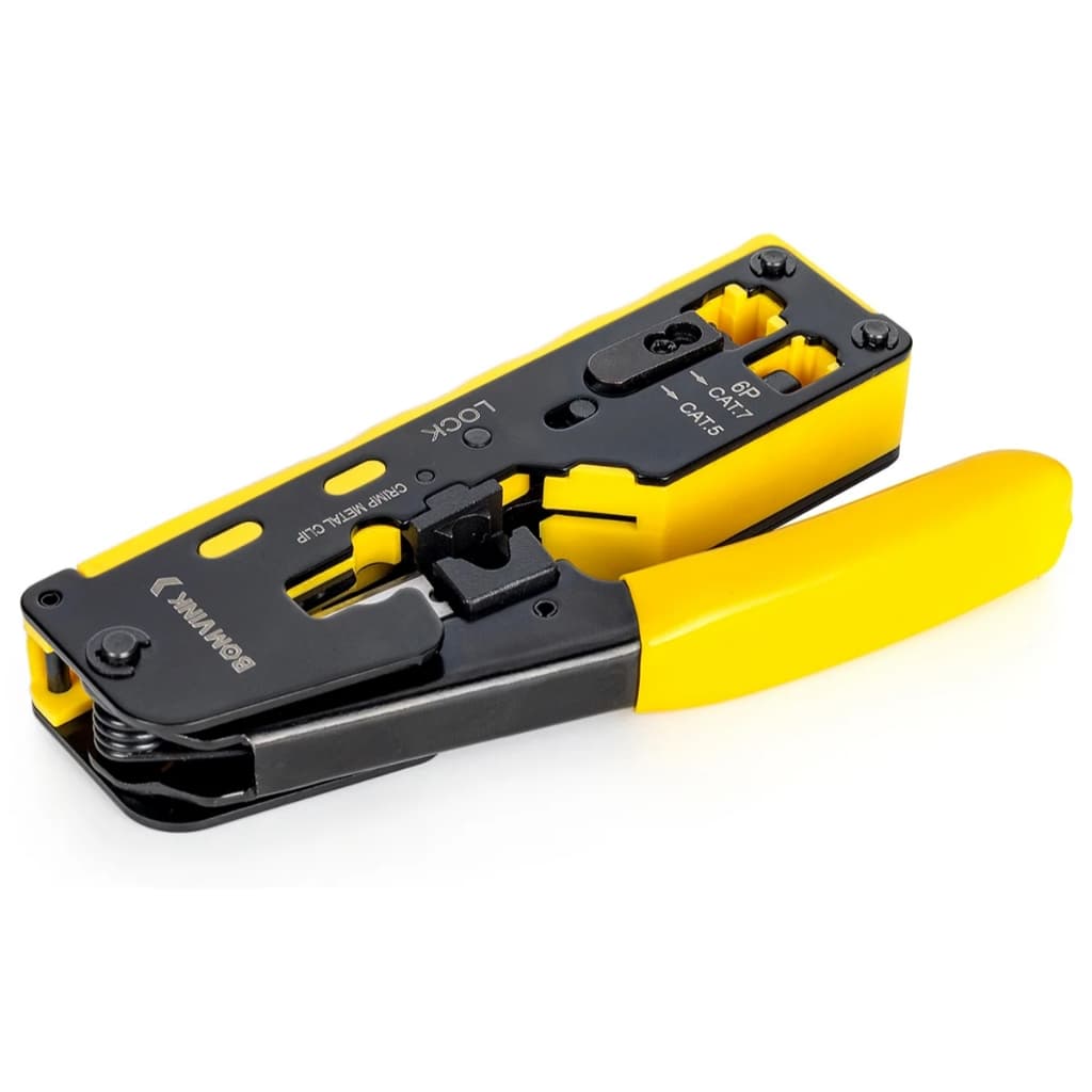 ALICATE DE CRIMPAR VAZADO RJ11 RJ45 CAT5E CAT6