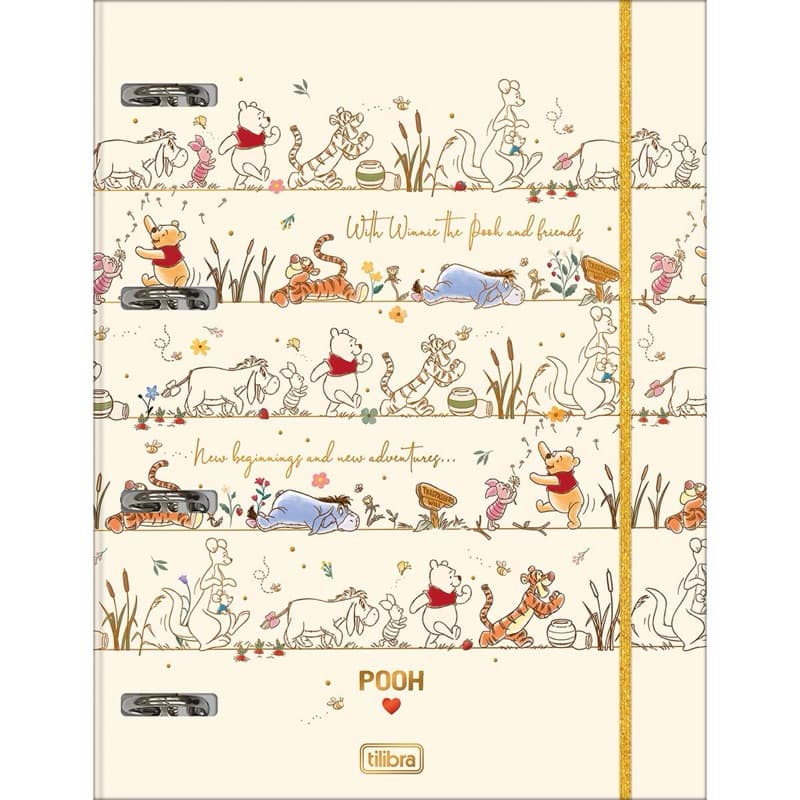 Fichário do Pooh | Fichário Universitário Do Pooh