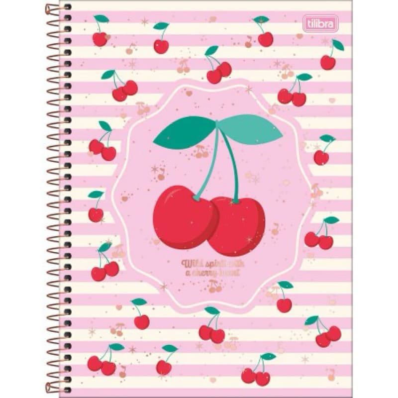 Caderno de Cereja | Caderno Amarena Tilibra