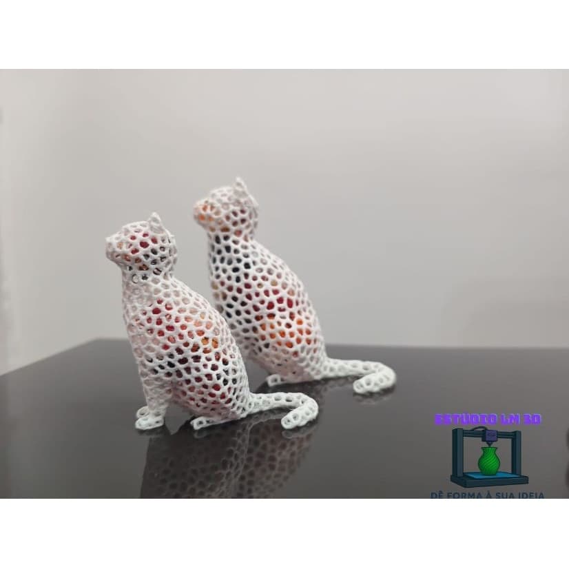 🐱✨ Kit 2 Gatos Decorativos Minimalistas e Modernos – Encanto que Transforma Seu Ambiente! ✨🐱 Design minimalista