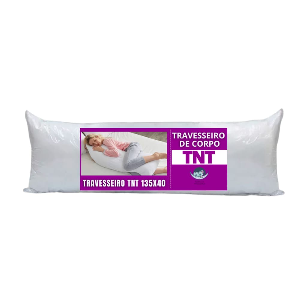 Travesseiro De Corpo TNT Xuxão 100% Fibra Sintética Impermeável