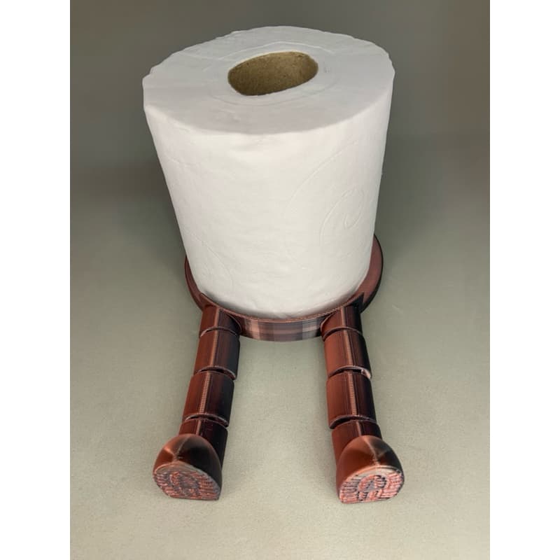 🔥 Suporte Porta Papel Higiênico Decorativo Criativo – Impressão 3D 🔥