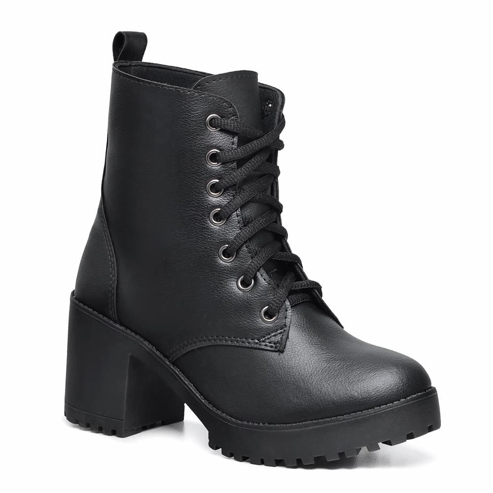 Bota Coturno Feminina Tratorado Blogueira Bota Tratorada Feminina Confotável Direta da Fábrica DIRETO DA FÁBRICA