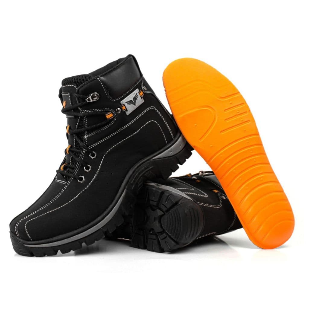 Bota Masculina Coturno Adventure Trilha Tratorada Antiderrapante