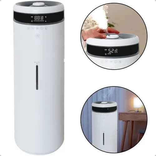 Umidificador Portátil 16 Litros Bivolt Alta Capacidade, Temporizador, Qualidade no Sono, Saúde