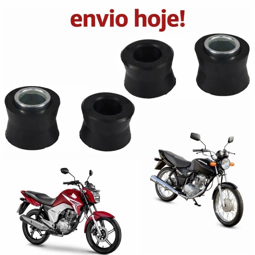 Kit Bucha Amortecedor Honda Titan 125 150 Ks Es Fan 125 150