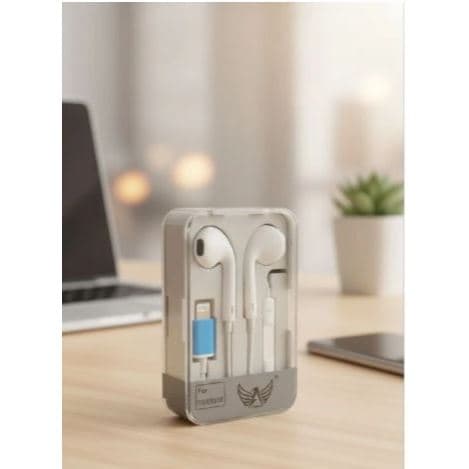 Fone de Ouvido Estéreo com Microfone - Conforto e Qualidade para iPhone i7/8/X/XS/XR