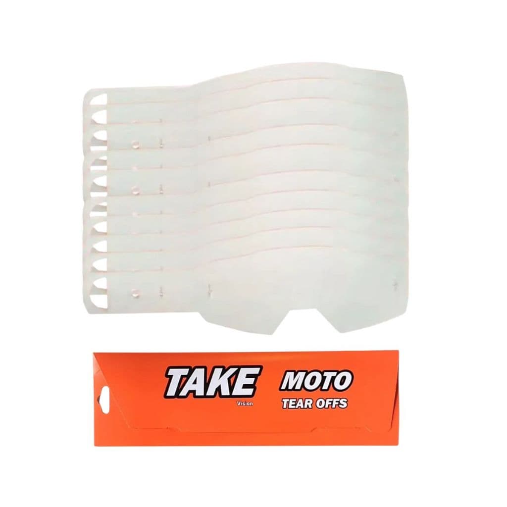 Tear off Take para oculos Alpinestars Vision 3 5 8 trilha motocross enduro
