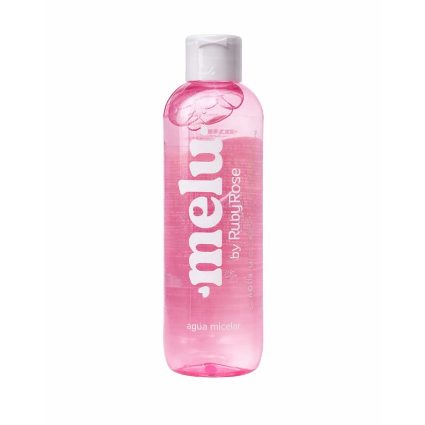 Ruby Rose Agua Micelar Melu Rotina Skin Care com D-Pantenol e Ácido Hialurônico 100ml Demaquilante