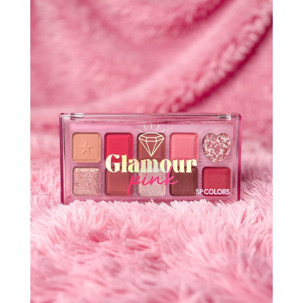 Paleta de Sombras Glamour Pink - SP Colors