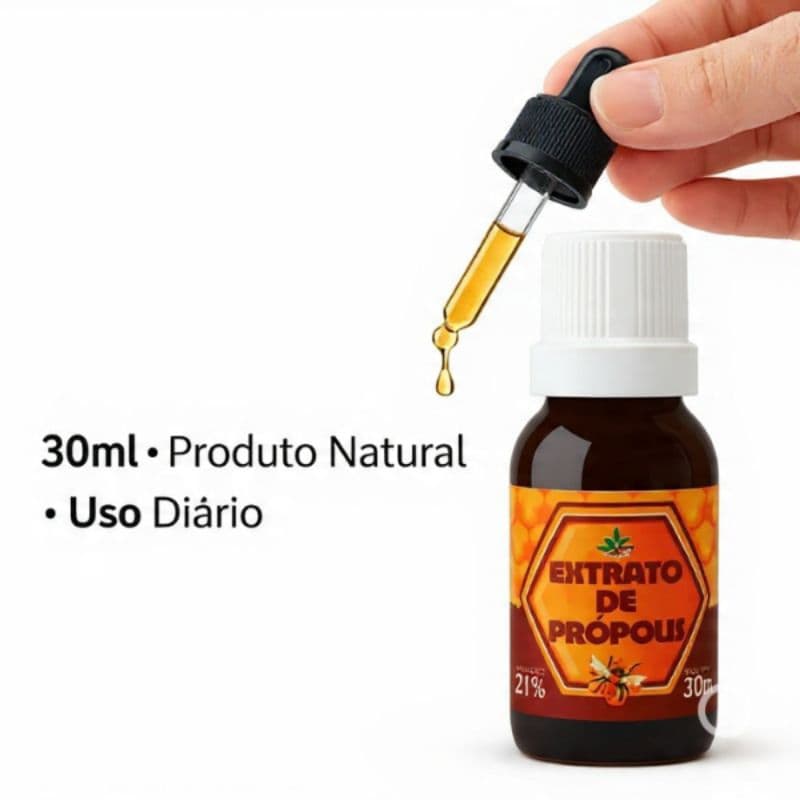 Extrato de Própolis Vermelho 30ml | Produto Natural Concentrado Uso Diário