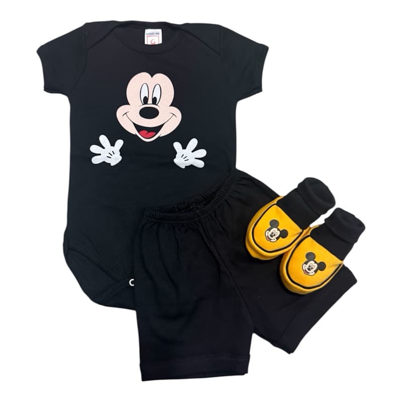 kit 3 peças ,bebê temáticos, mêsversário, personagens-malha suedine 100% algodão