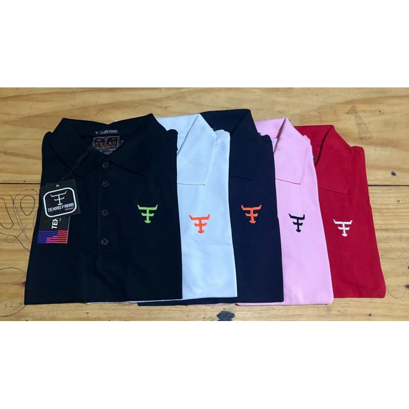 camiseta gola polo feminina premium