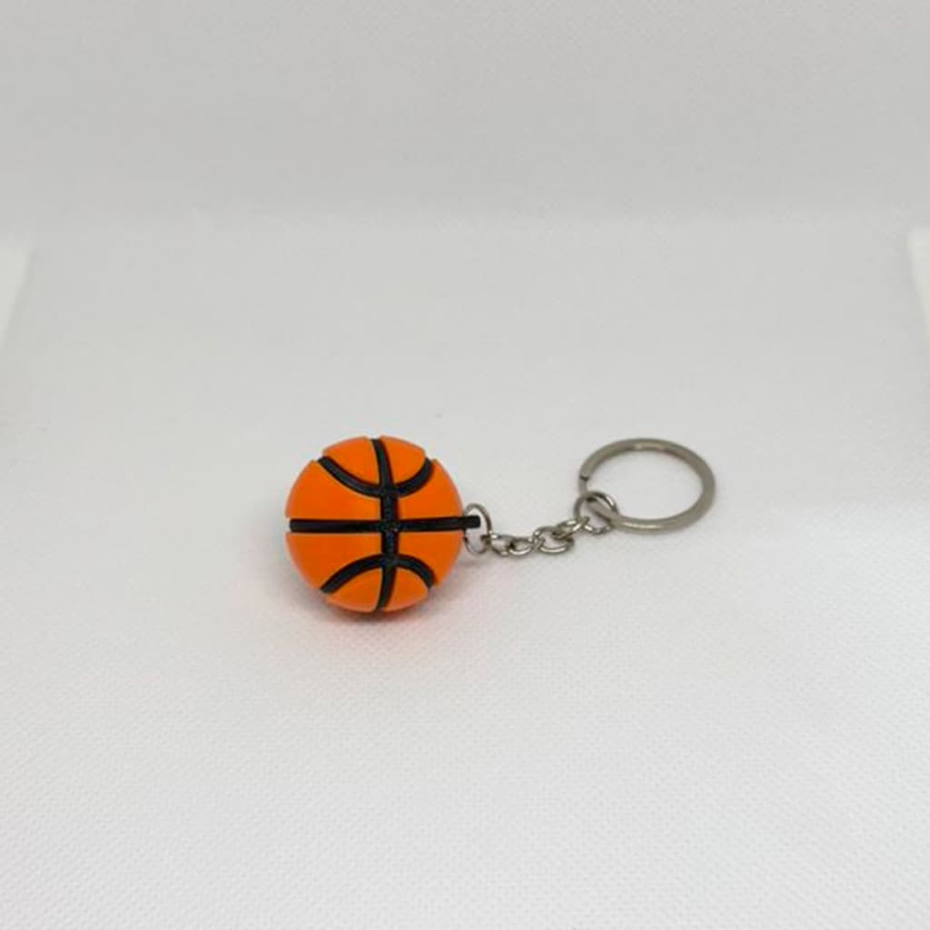 Chaveiro Bola de Basquete 3D Mini Esportivo Decorativo para Chaves Mochila