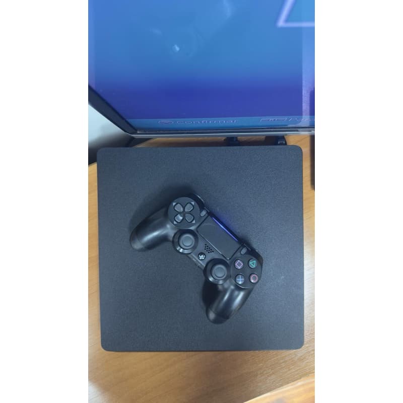 PS4 SLIM 1TB 1 CONTROLE ORIGINAL 1 JOGO FÍSICO GARANTIA E NOTA FISCAL