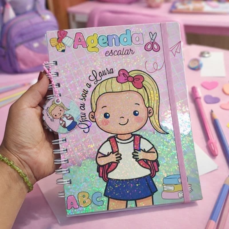 Agenda escolar 2026/volta as aulas/caderno de recado