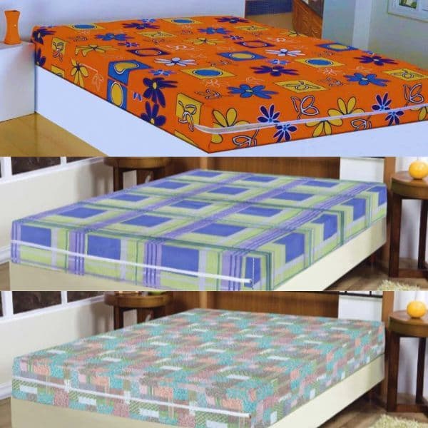 Kit 3 Capas Colçhão Casal Zipper Estampas variadas Prático de usar e lavar protege colçhão Higiênico