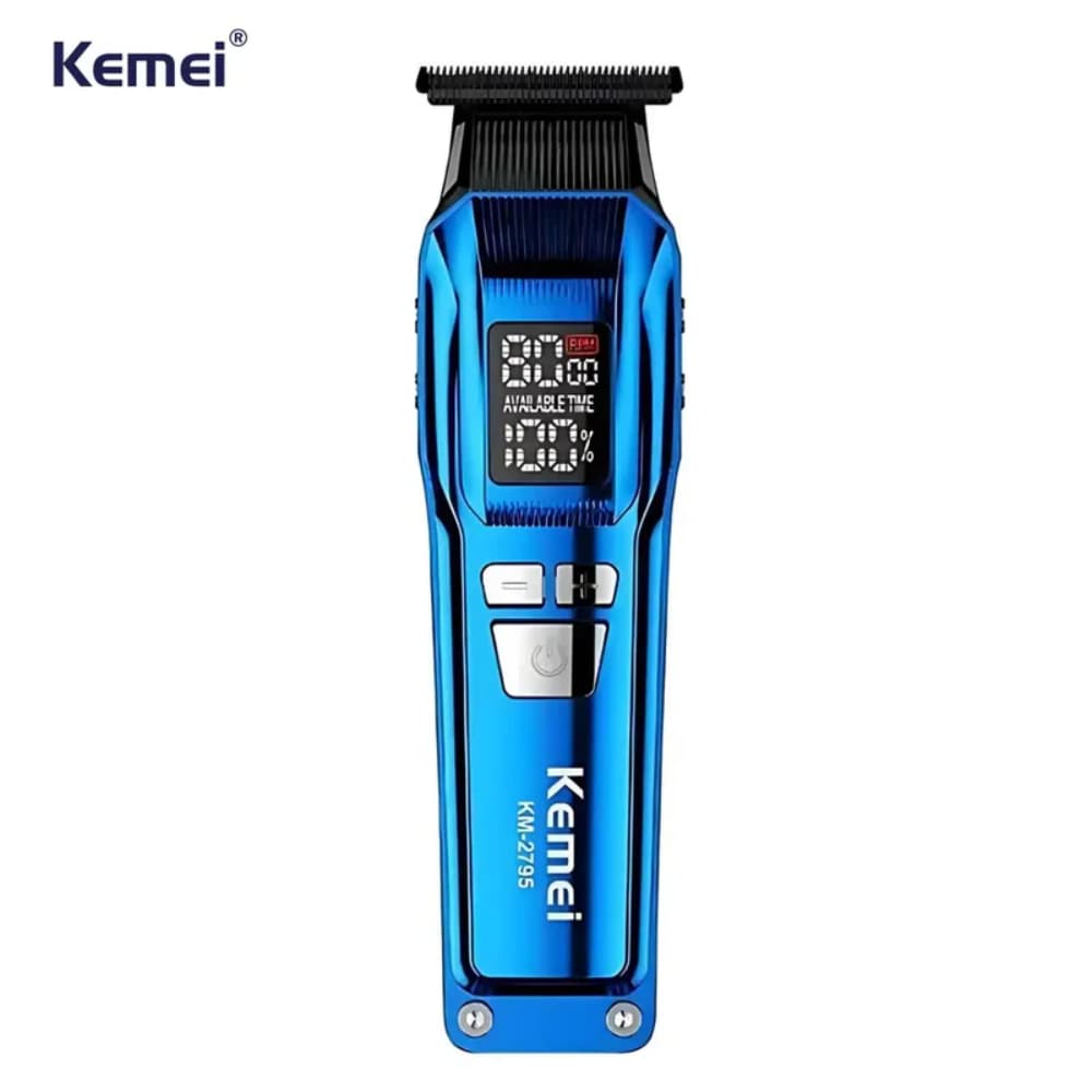 MAQUINA ACABAMENTO de Cortar Cabelo e Barbear 5 VELOCIDADES KEMEI KM2795