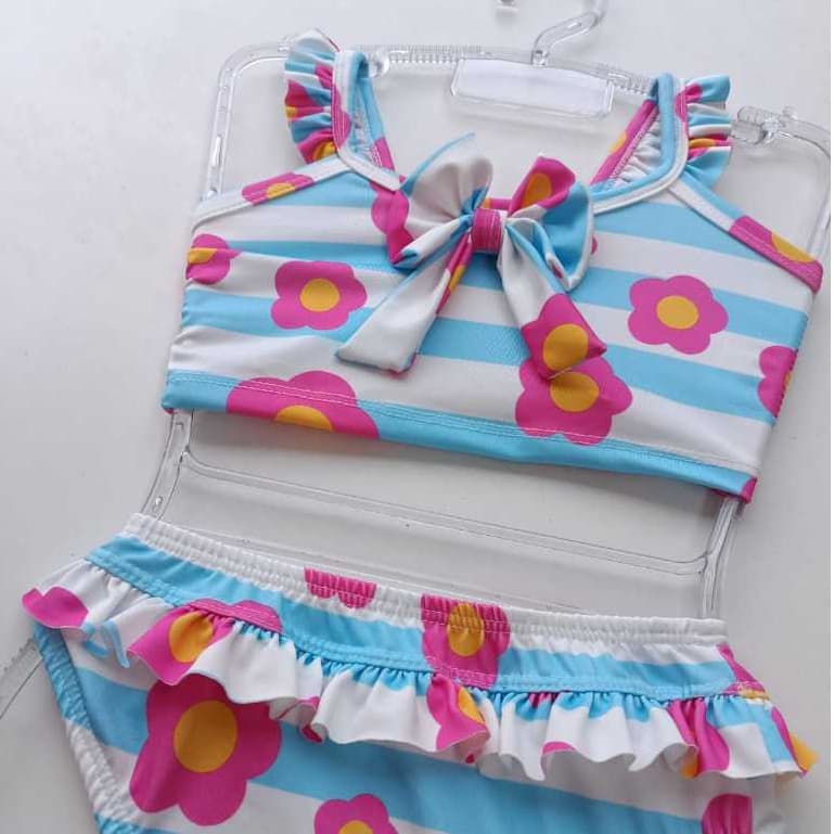 Biquíni Infantil Menina Natação Praia Piscina  moda praia Mini Diva blogueirinha