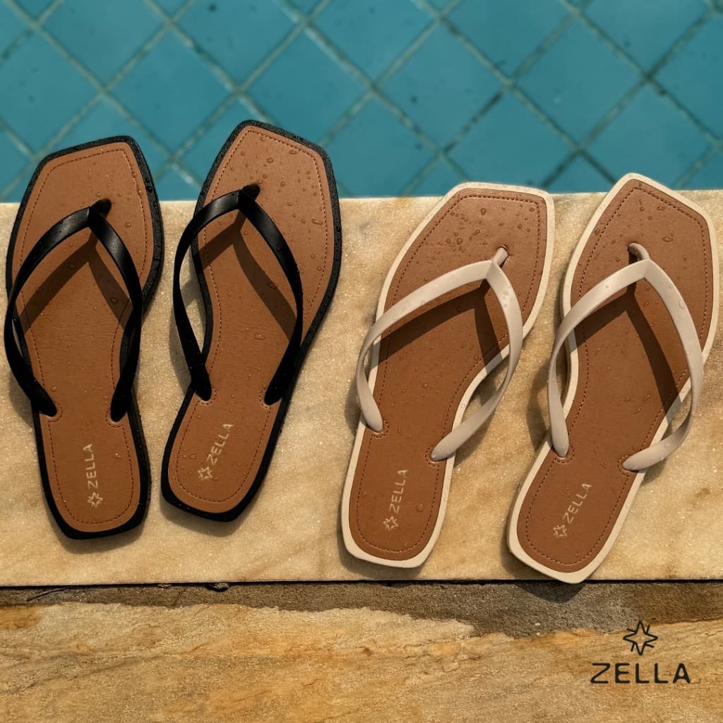 Chinelo Feminino Bico Quadrado Leve Macio Moda Fashion Flat