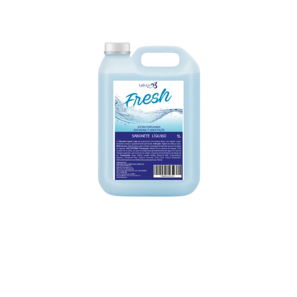 Sabonete Líquido Fresh Hidrante Extra Perfumado Para Refil 5 Litros