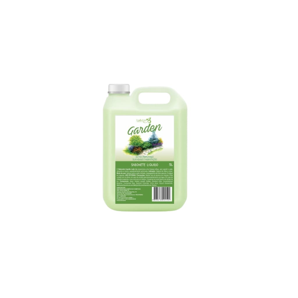 Sabonete Líquido Garden Hidrante Extra Perfumado Para Refil 5 Litros
