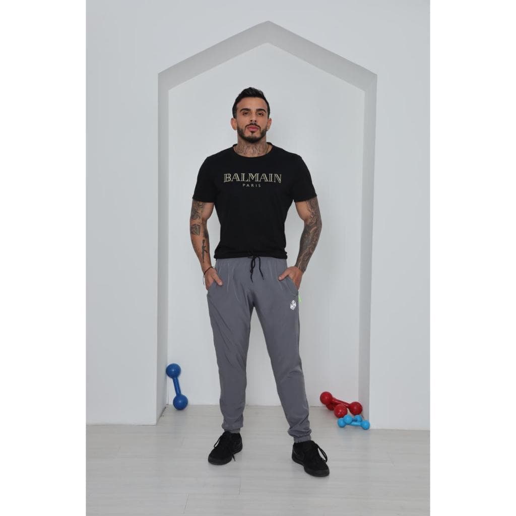 Kit 2 Calças Jogger Masculina WOLVES HILL Tactel Com Elastano Para Treino Corrida Academia