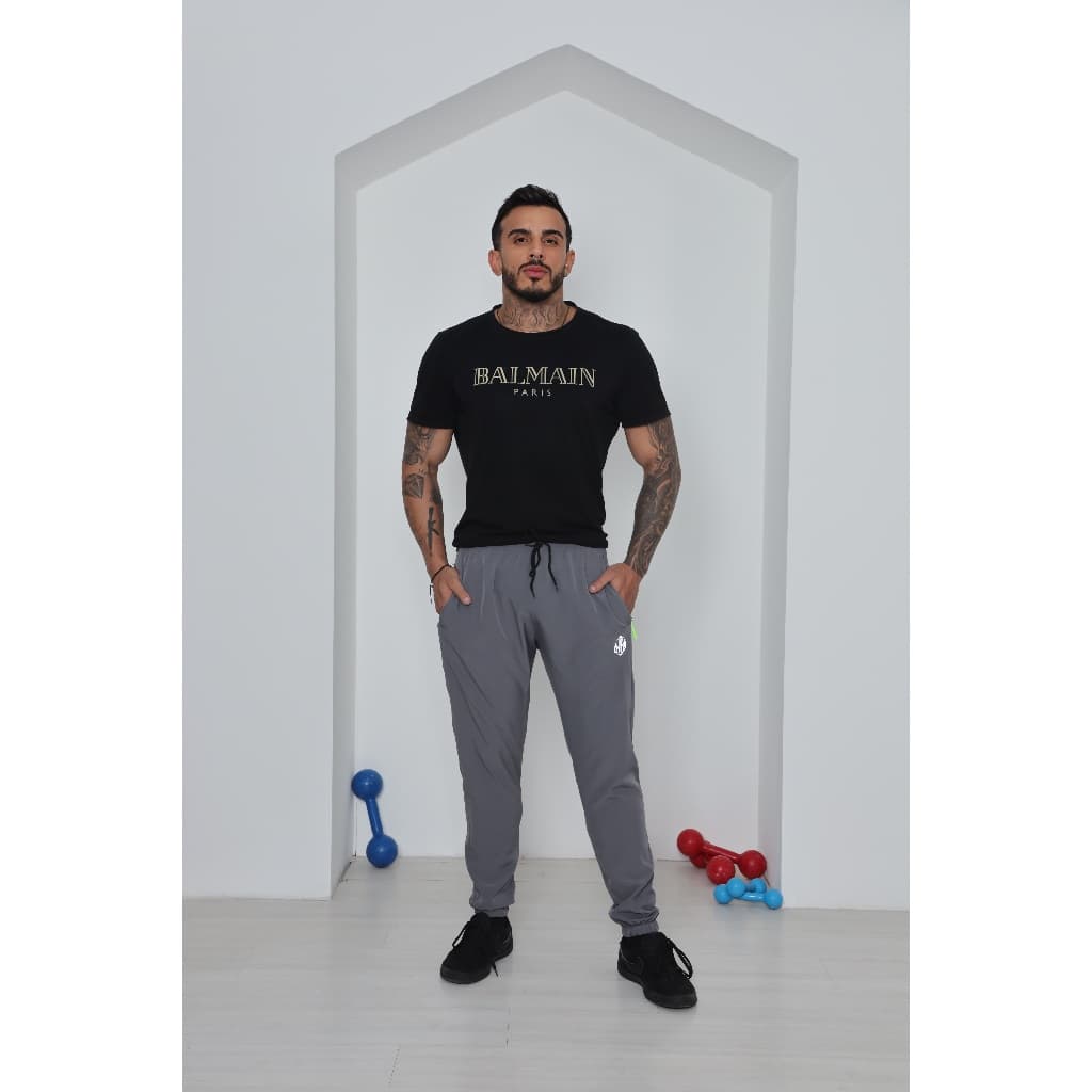 Calça Jogger Masculino Tactel Com Elastano Para Treino  Corrida Academia