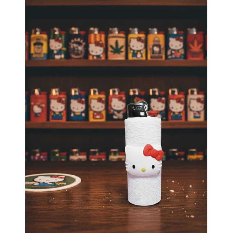 Capa/Case para Isqueiro Grande Bic (maxx) Hello Kitty - Capa de Proteção Personalizada em 3D