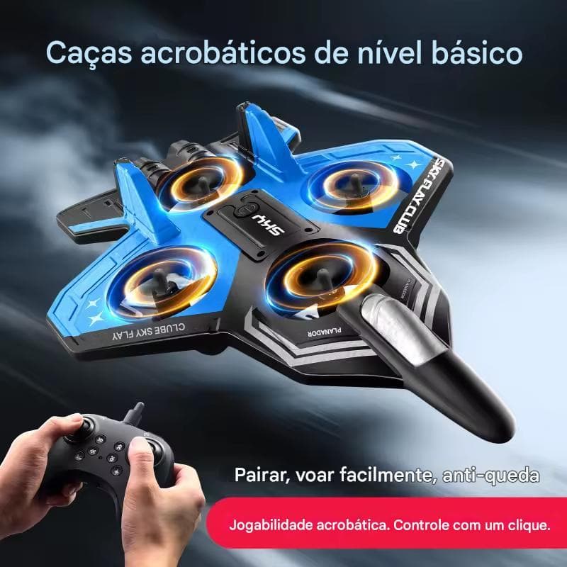 Brinquedo Voador com Controle Remoto Planador de Espuma para Crianças