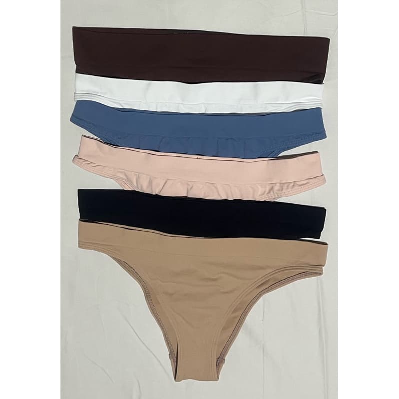 Calcinha Têxtil Feminina cor sortidas cada Conforto Diário