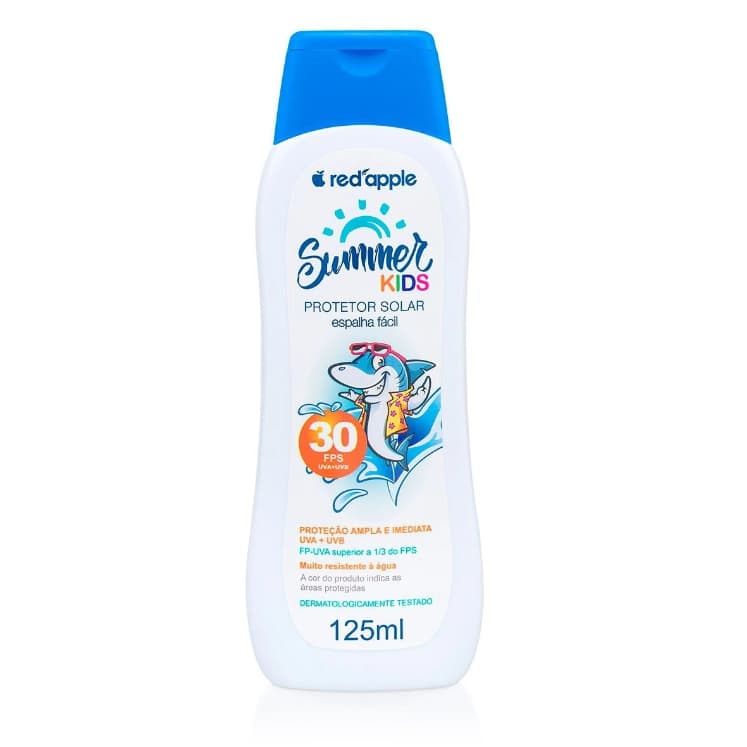 Protetor Solar Infantil RedApple Kids FPS 30 – Alta Proteção UVA/UVB | 125g