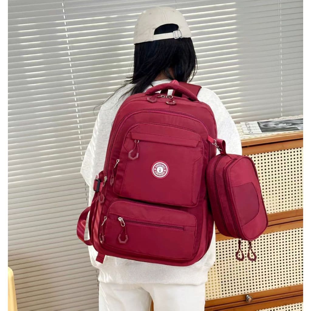 Mochila para meninas adolescentes, Kawaii, lindas mochilas escolares com estojo