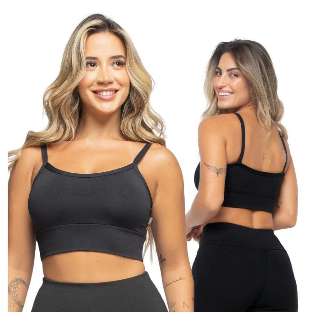 Topper Fitness Academia Feminino Sem Bojo Esportivo Musculação Alcinha Esportes Reforçado