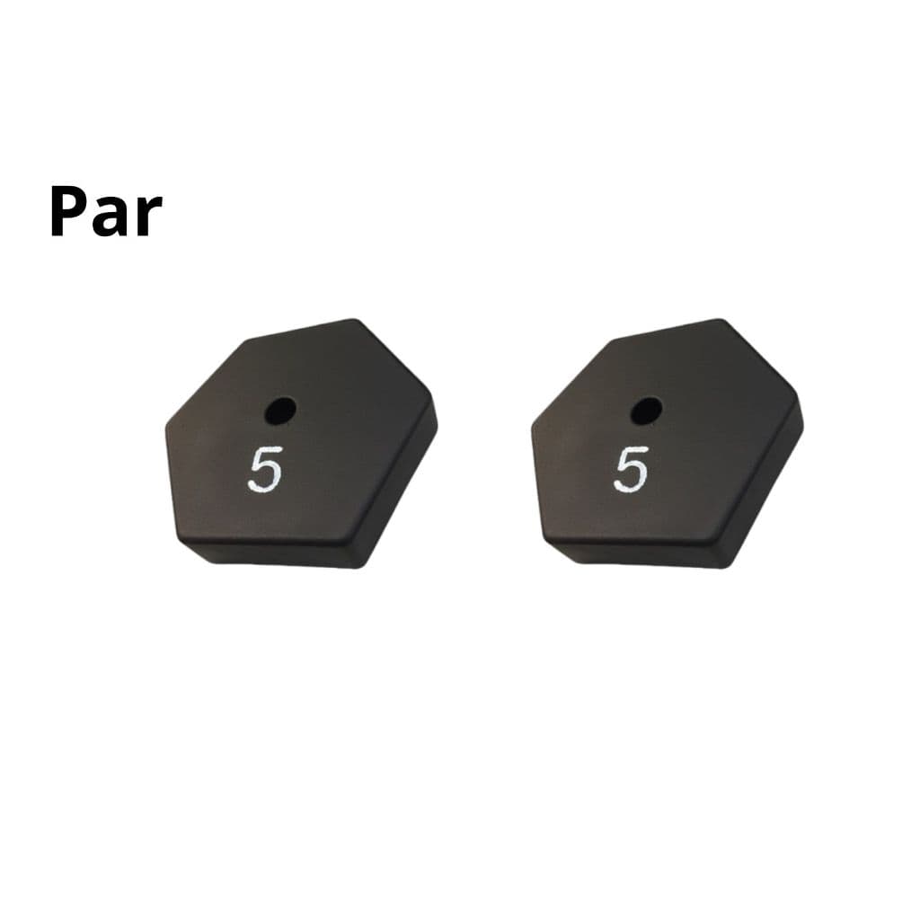 Anilha de 5kg Emborrachadas - 2 unidades - Treino em casa