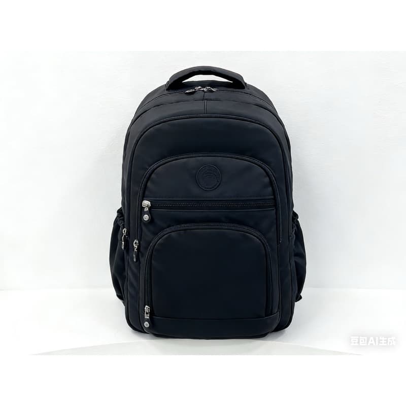 Mochila Nylon Macaron 44CM - 7 Cores Suaves - Resistente para Escola e Dia a Dia