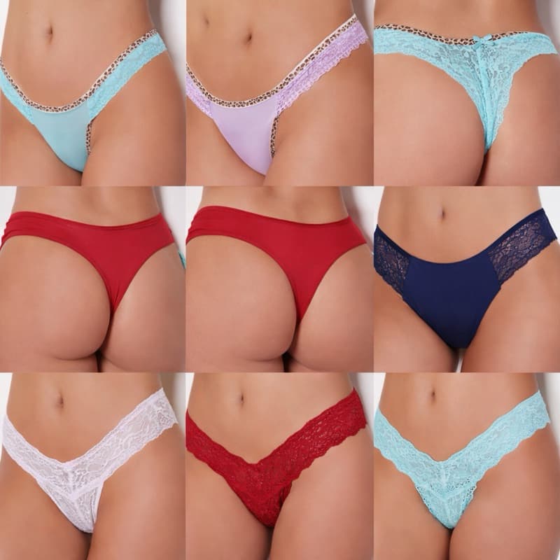 Calcinha na Postura Tanga  em Renda sex