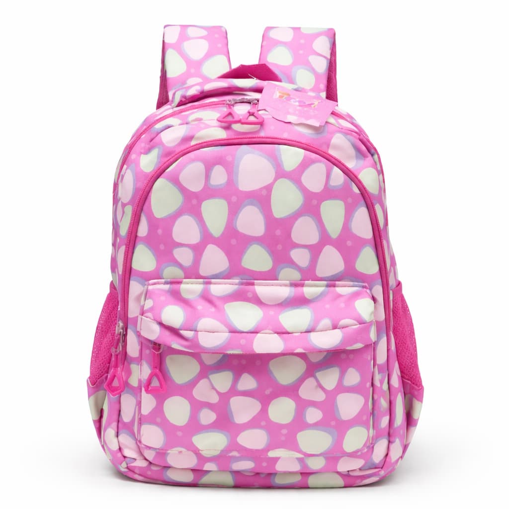 Mochila Escolar Feminina Nylon Impermeável - Confortável, Espaçosa e Prática