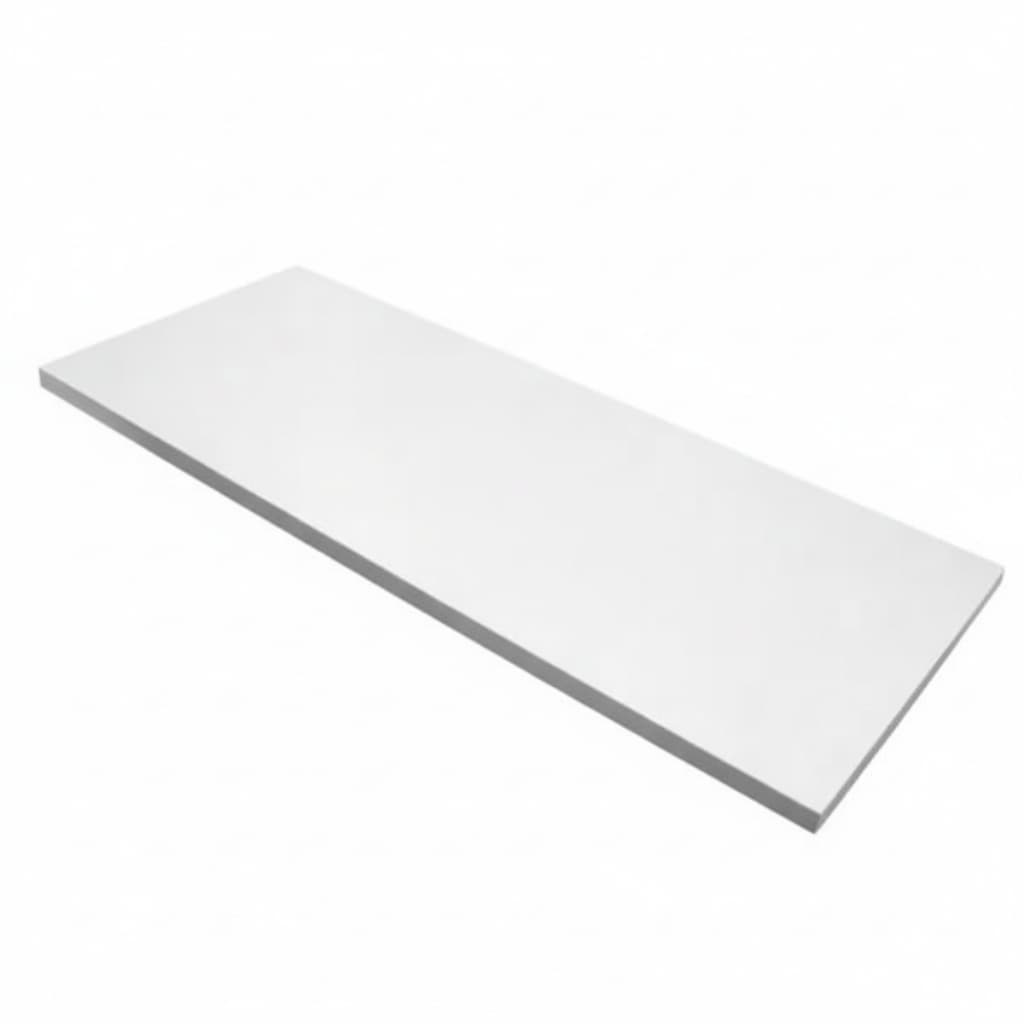 Prateleira 50x30cm MDF Branco/Preto 100% MDF Luxo