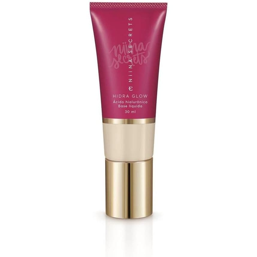 🌟 Base Líquida Niina Secrets Hidra Glow 30ml – Cobertura Natural, Hidratação e Glow Saudável