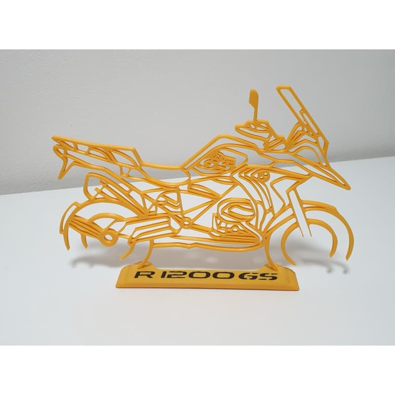 Escultura Decorativa BMW R1200 GS – Arte Abstrata do Espírito Aventureiro Trilheiro