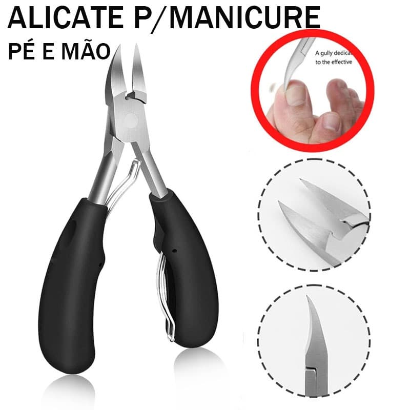 Grande Alicate cortador de unhas / Manicure Pedicure Desencravador de Unha Grossa Encravada