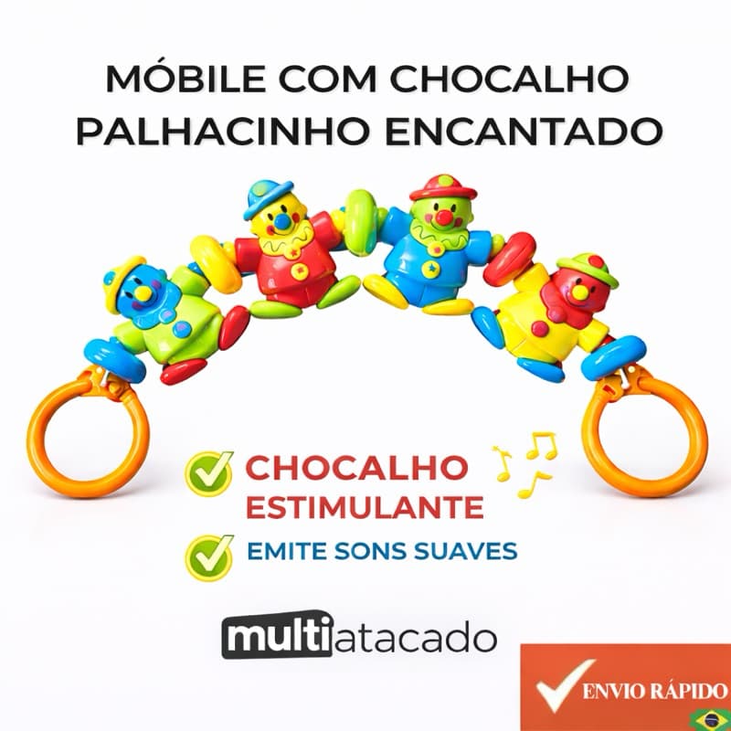Móbile Espiral Carrinho Bebe Conforto E Berço - Brinquedo com Inmetro brinquedo carrinho de bebê