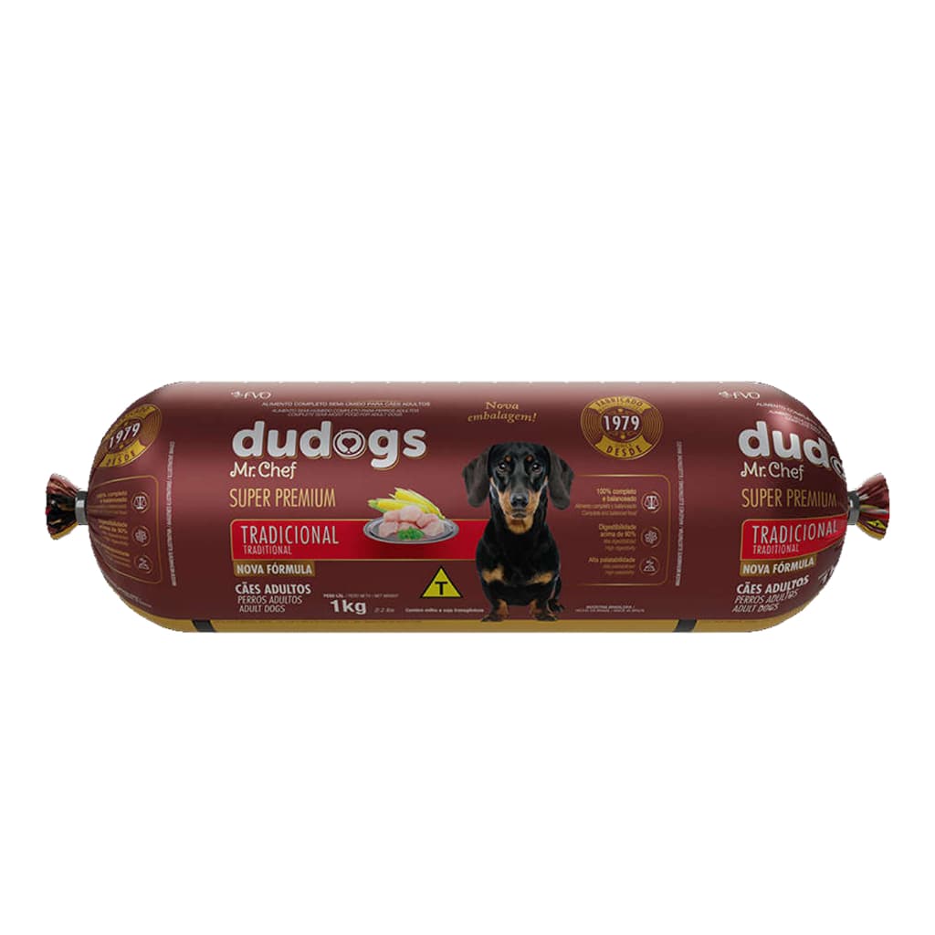 Ração úmida Dudogs Mr Chef Tradicional para Cães 1 kg