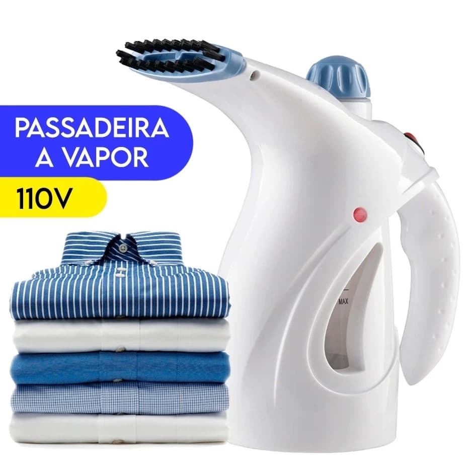 Passadeira A Vapor Passar Roupa Voltagem 110V 200ml Elimina Ácaros Odores De Roupas Estofados Cortinas Ferro a Vapor
