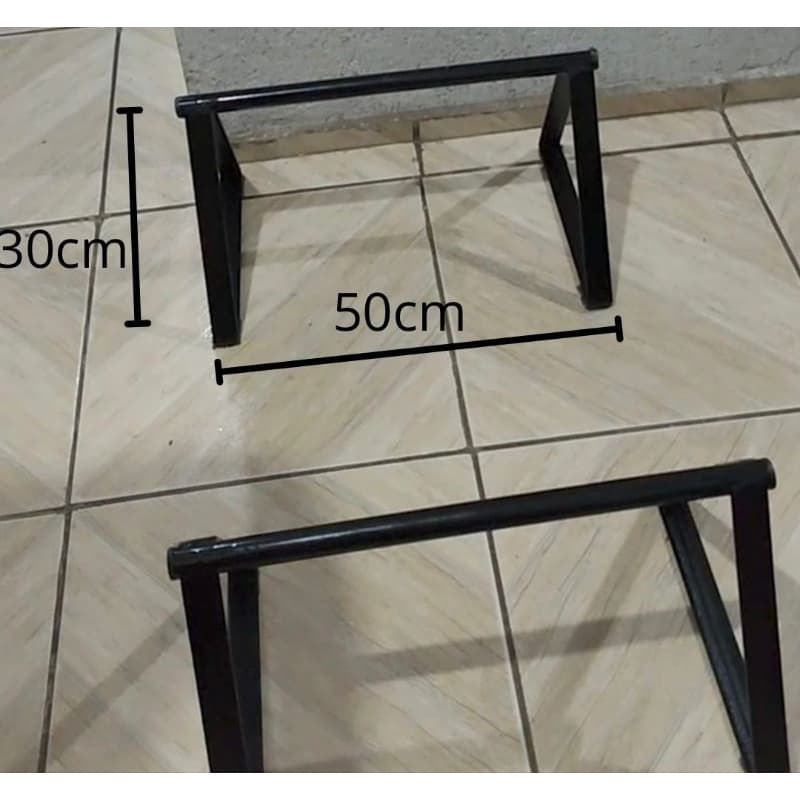 Par de Barras Parallettes de Chão-Parallettes de Flexão Calistenia Ginástica Paralete de 50 cm-Treino Funcional Academia