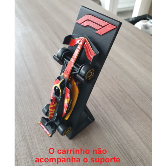 Suporte de mesa para miniatura carrinho F1 escala 1:43